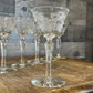 Libbey Glass Company Embassy Pattern Cocktail Glasses - Set of 9