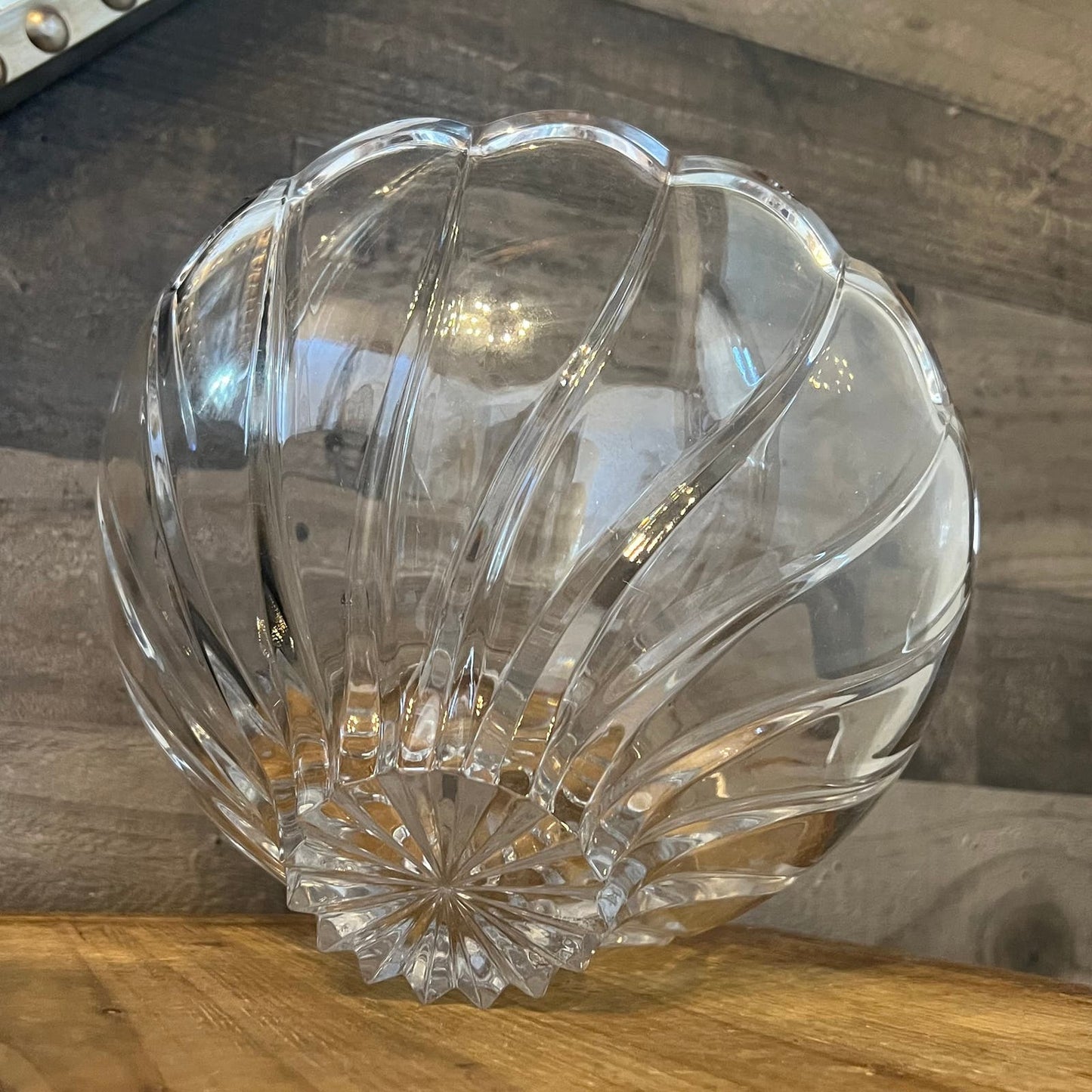 Mikasa Crystal Large Bowl