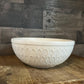 Creamy White Speckled Pottery Bowl