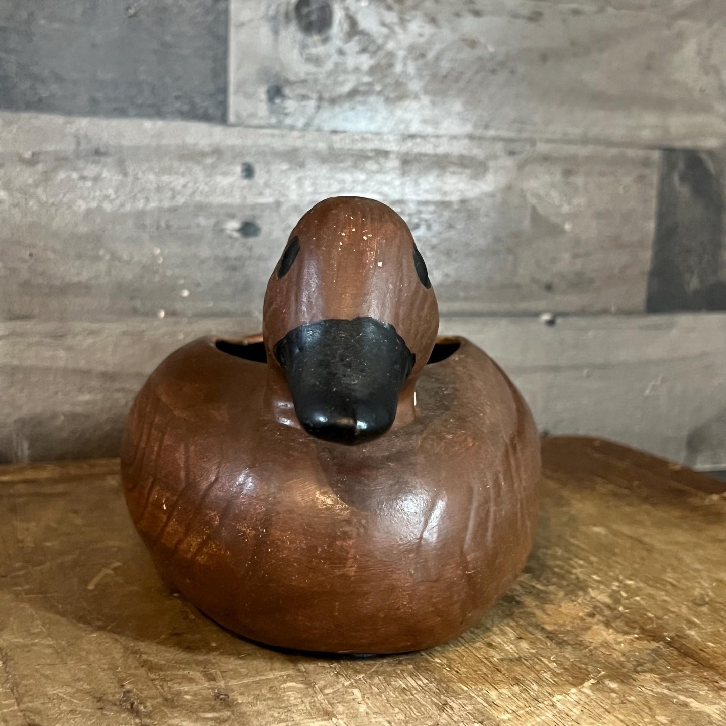 Vintage Duck Bowl - Duck Planter / Vase