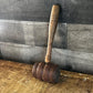 Vintage Wooden Mallet - Judges Gavel