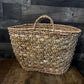 Vintage Large Woven Handled Basket