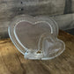 Mikasa Crystal Polished Portraits Double Heart Tabletop Picture Frame