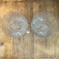 Tall Pair of Crystal Champagne Fluted Glasses