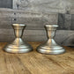 Vintage Pewter FB Rogers Provincetown Pewterlite Candlestick Holders - Pair