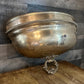 Large Vintage Metal Wall Pocket Planter