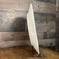 Vintage White Thanksgiving Oval Serving Tray Platter with Turkey Motif