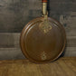 Antique Copper Bed Warmer with Long Wooden Handle