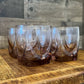 4 Libbey Glass Company Imperial Plum rocks glasses