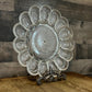 Vintage Indiana Glass Hobnail Clear Glass Egg Serving Dish - Deviled Egg Server - Oyster Plate