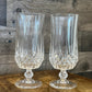 Cristal D’Arques Durand Longchamp Clear Iced Tea Glasses - Pair