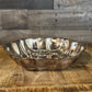 Vintage Silverplated Bowl with Scroll Rim