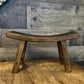 Vintage Wooden Decorative Tabletop Stool Riser