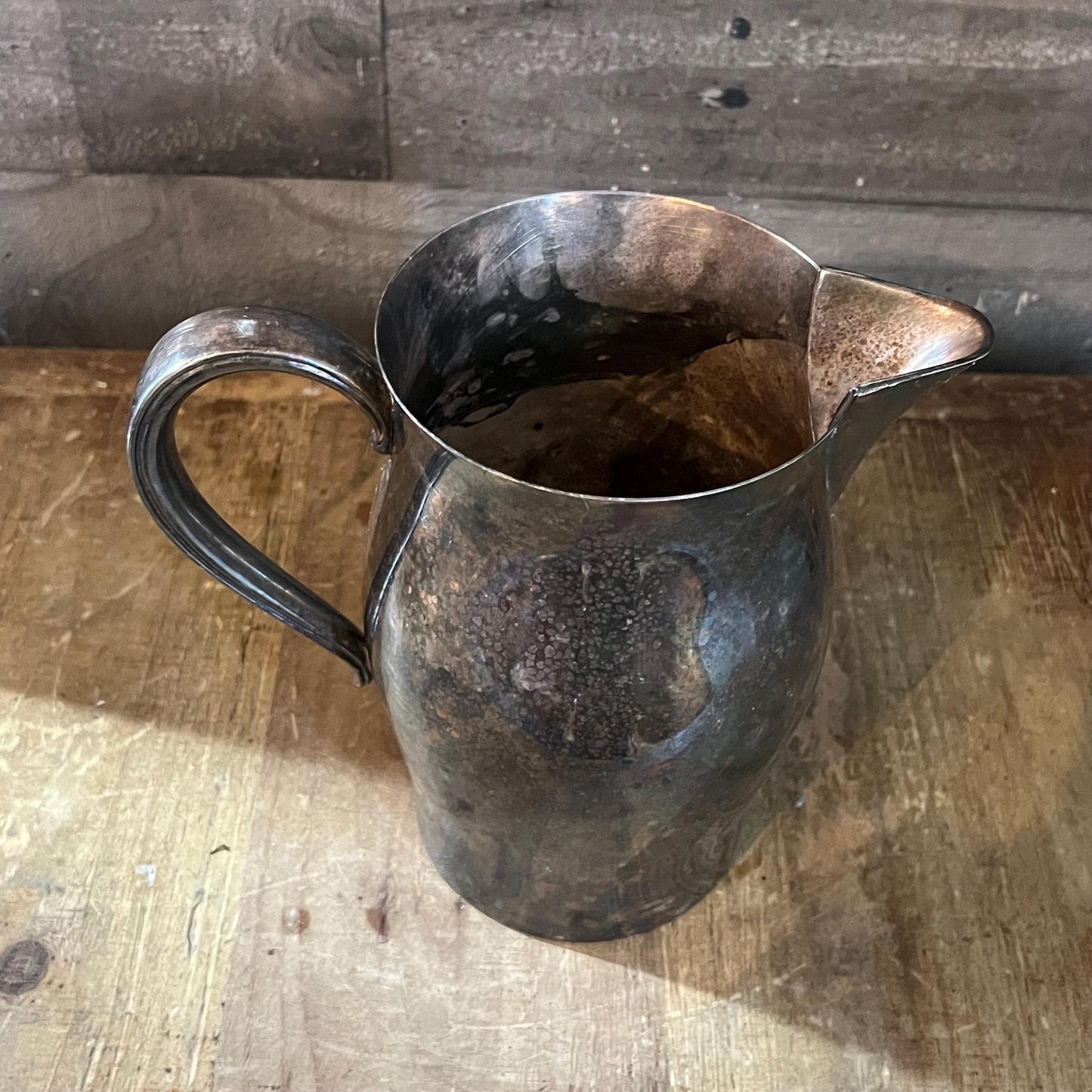 Vintage WM Rogers Paul Revere Reproduction Silverplated Handled Pitcher