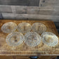 Vintage Anchor Hocking Waterford Clear Glass Bread and Butter Plates - Set of 6