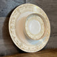 Vintage Hand Painted Nippon White and Gold Porcelain Chip and Dip Plate