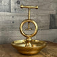 Vintage Brass Nut Cracker with Attached Underbowl