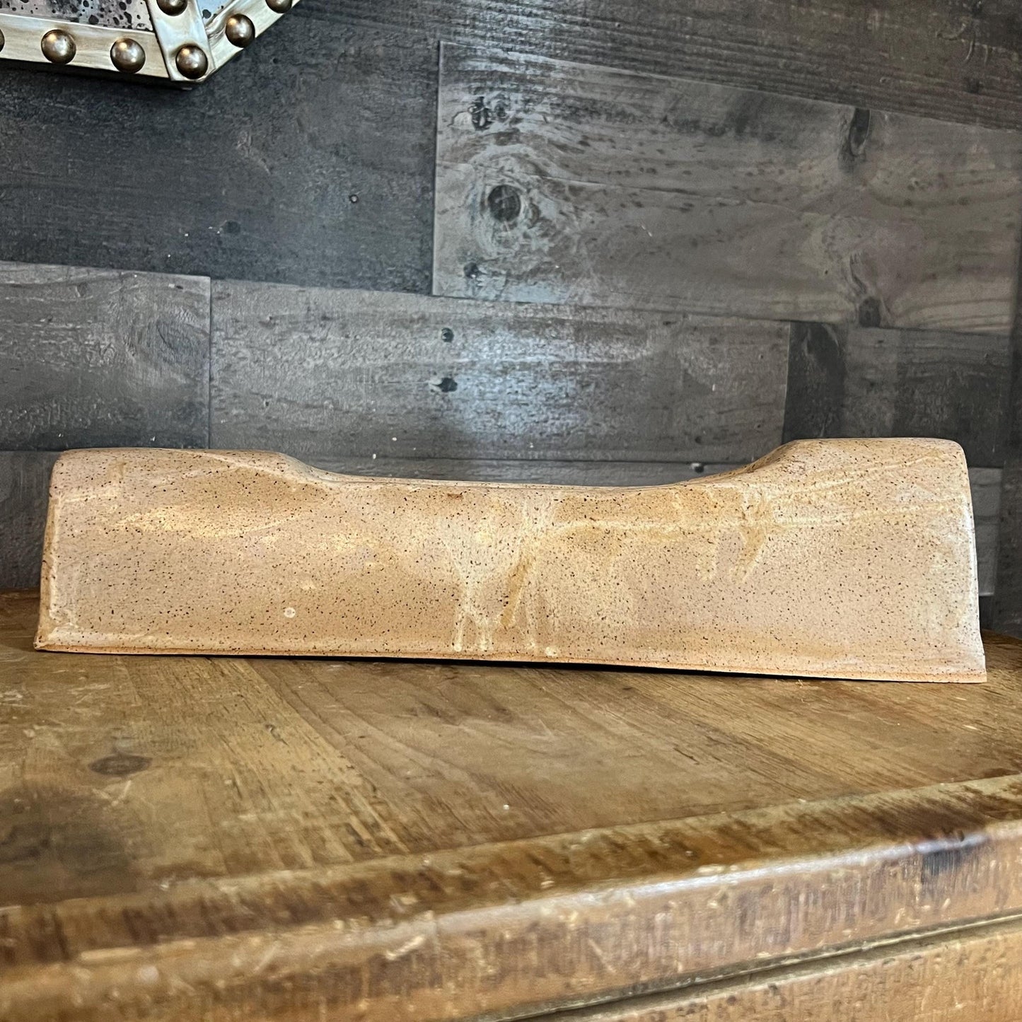 Neutral Beige Tone Pottery Planter Vessel - Vase
