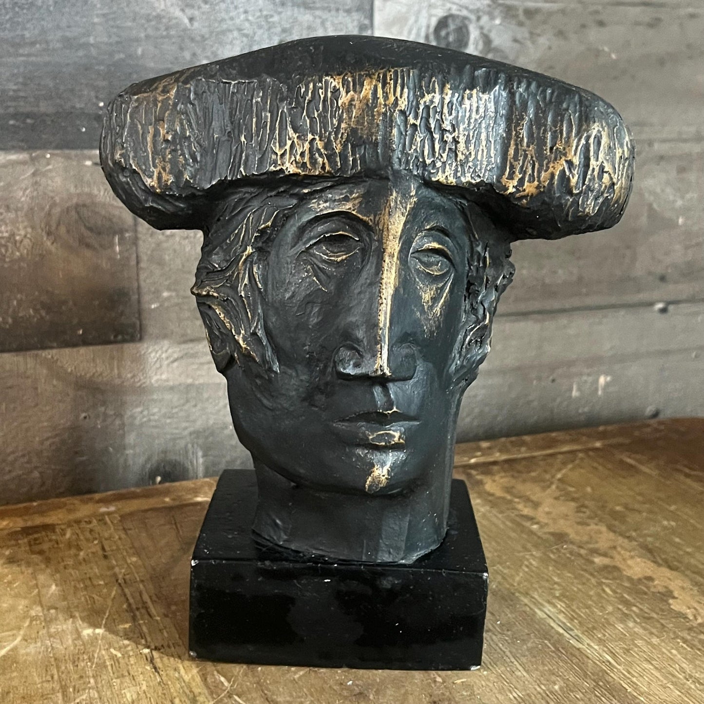 Vintage MCM Matador Bust Alvar Sunol Sculpture
