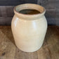 Vintage Beige Stoneware Crock