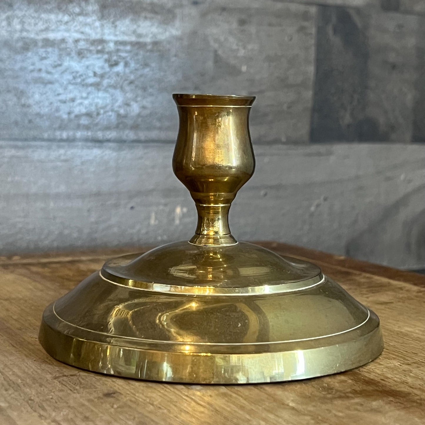 Vintage Brass Candlestick Holder