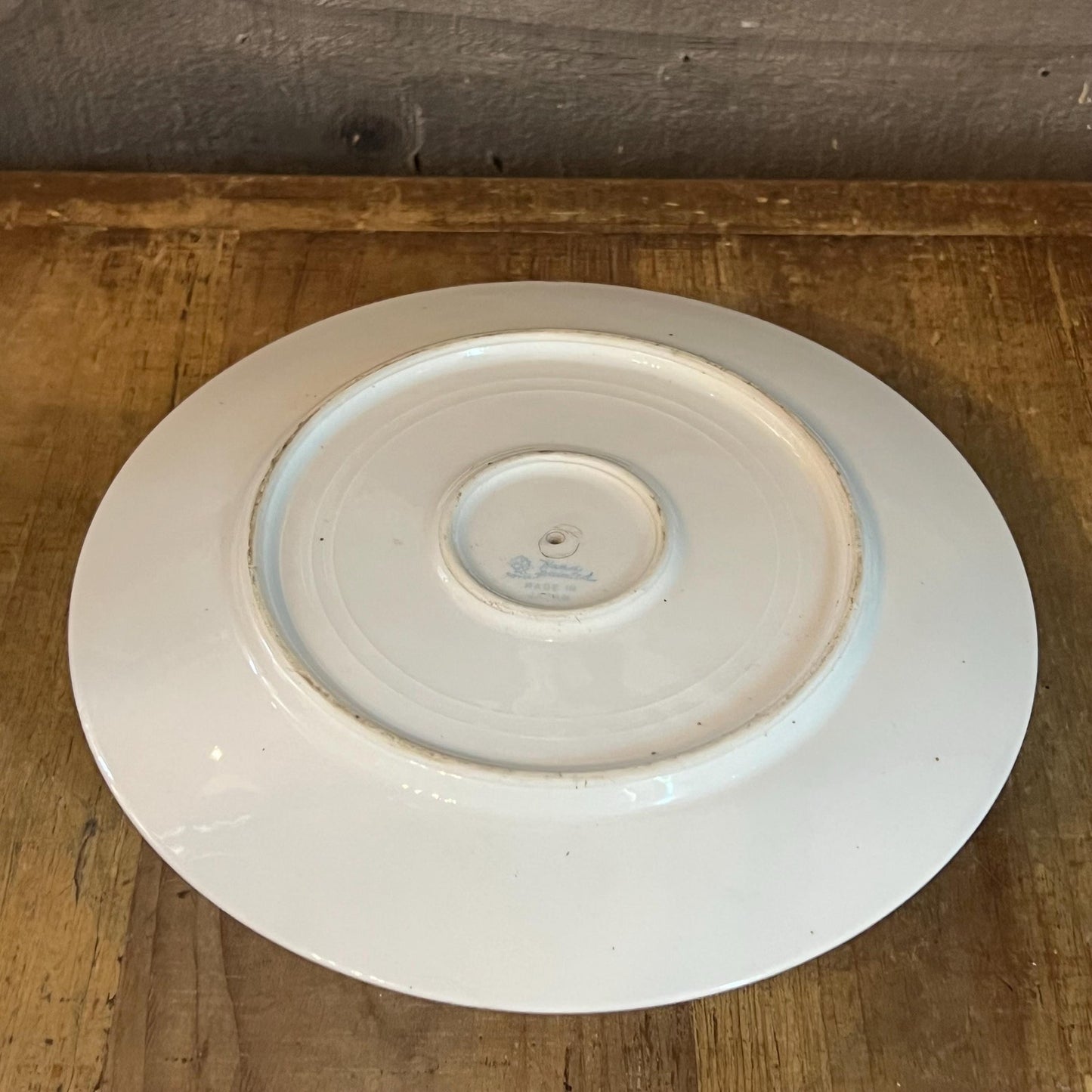 Vintage Hand Painted Nippon White and Gold Porcelain Chip and Dip Plate