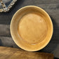 Vintage Tan Round Pottery Dish