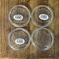 Crystal Clear Set of 4 Coasters