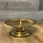 Vintage Brass Pillar Candle Holder