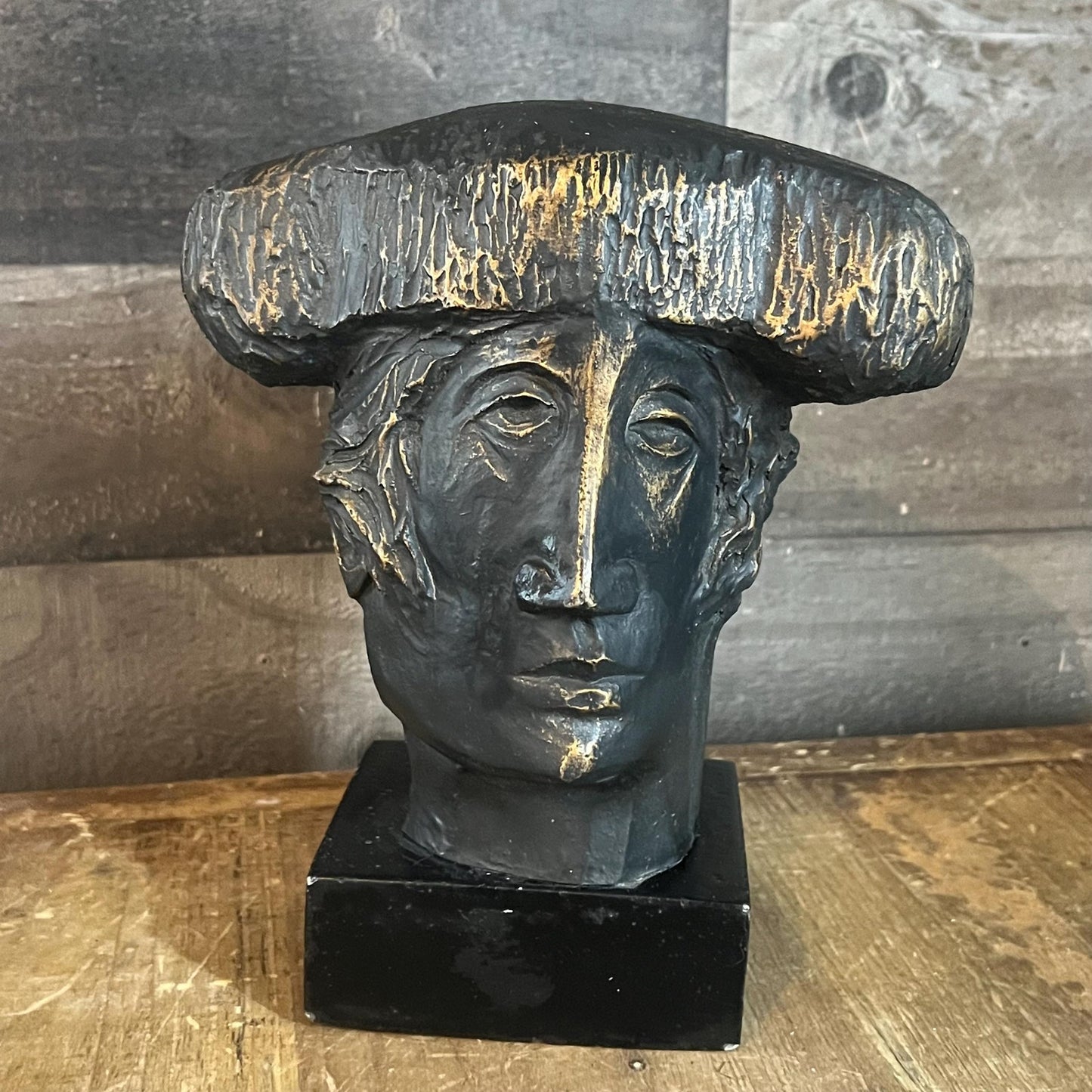 Vintage MCM Matador Bust Alvar Sunol Sculpture