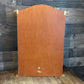 Small Vintage Wooden Wall Hanging Mirrored Back Curio Cabinet - Tabletop Curio - Countertop Curio