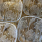 Vintage Crystal Clear Studios Daffodil Plates - Set of 4