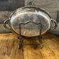 Vintage Silverplated Oval Handled Dish - Oval Handled Bowl