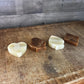 Vintage Onyx Card Suit Ashtray Set - Trinket Dishes - Set of 4