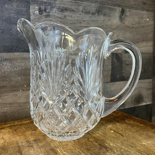 Godinger Shannon Crystal Clear Scallop Rim Pitcher