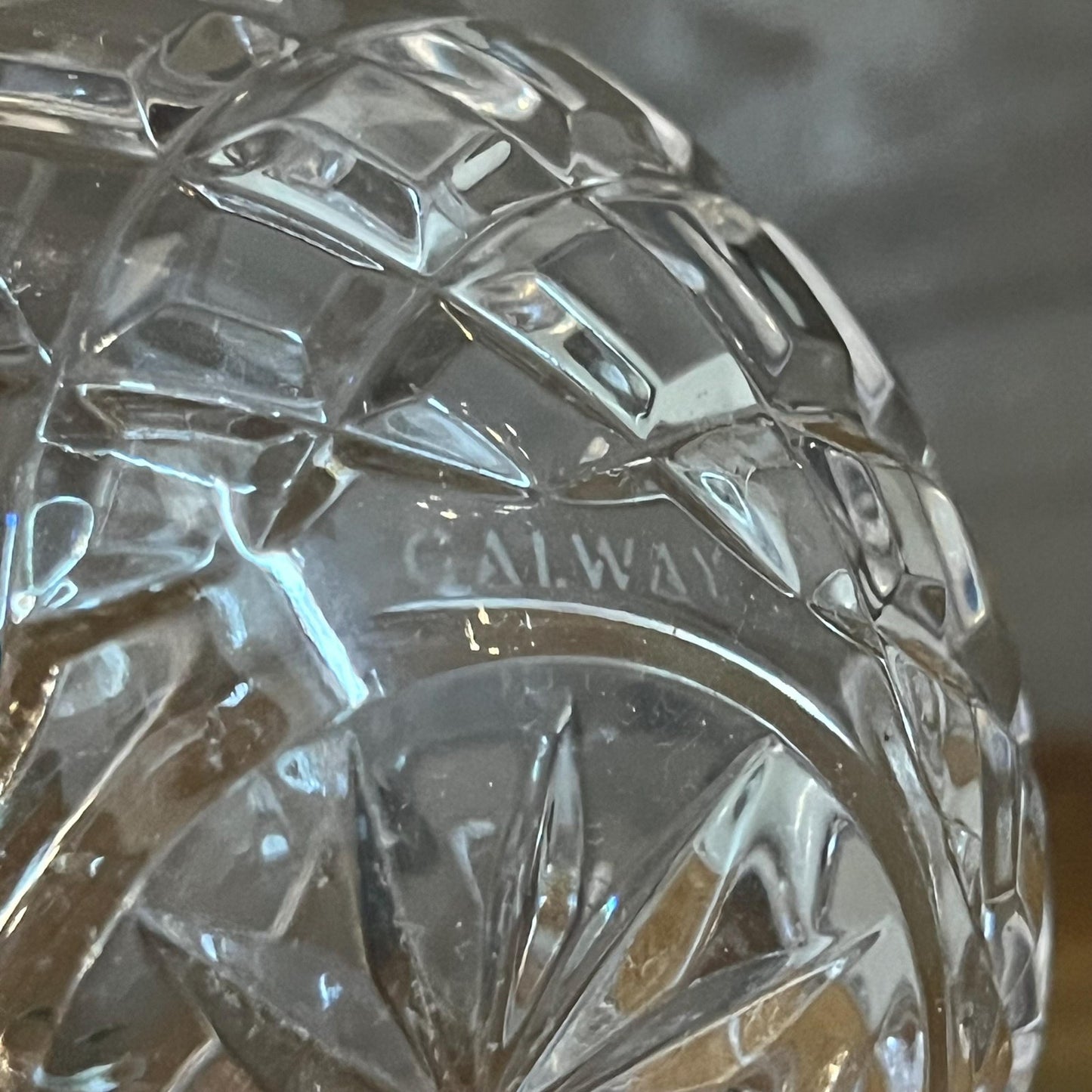 Galway Crystal Rose Bowl