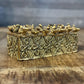 Vintage Metropolitan Museum of Art MMA Gold Tone Rectangular Lidded Divided Trinket Box with Gold Tone Birds and Rope Detailing