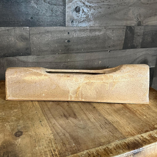 Neutral Beige Tone Pottery Planter Vessel - Vase