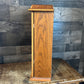Small Vintage Wooden Wall Hanging Mirrored Back Curio Cabinet - Tabletop Curio - Countertop Curio