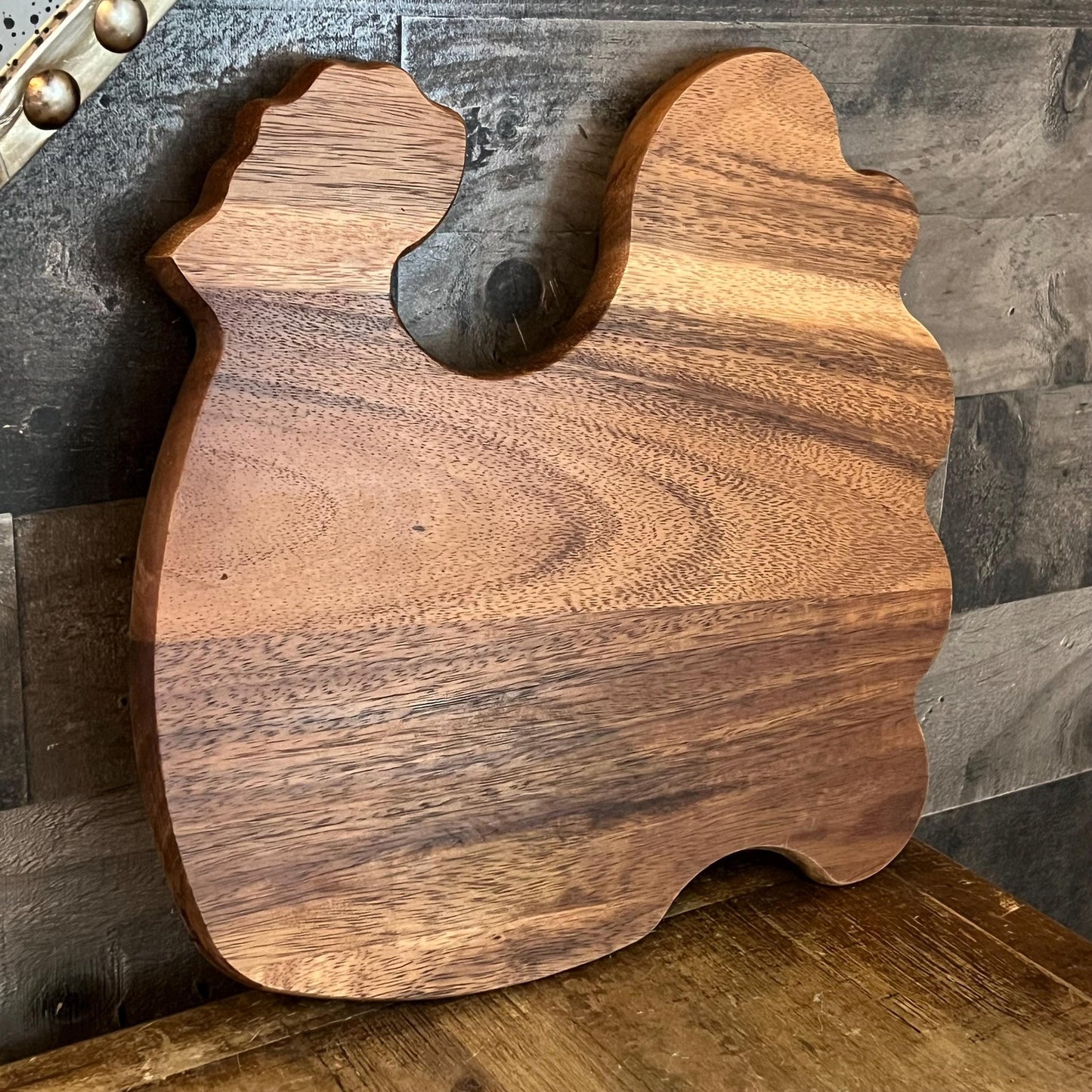 Paula Deen Pantryware Wooden Rooster Cutting Board - Wooden Chicken Serving Board