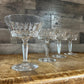 Mikasa Crystal Wimbledon Champagne Glasses - Cocktail Coupes - Tall Sherbet Glasses - Set of 4
