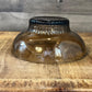 Vintage EO Brody Co M2000 Brown Smoked Glass Scallop Rim Bowl