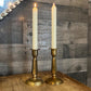 Vintage Brass Candlestick Holders - Pair