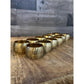 Vintage Brass Napkin Ring Holders - Set of 12