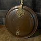 Antique Copper Bed Warmer with Long Wooden Handle