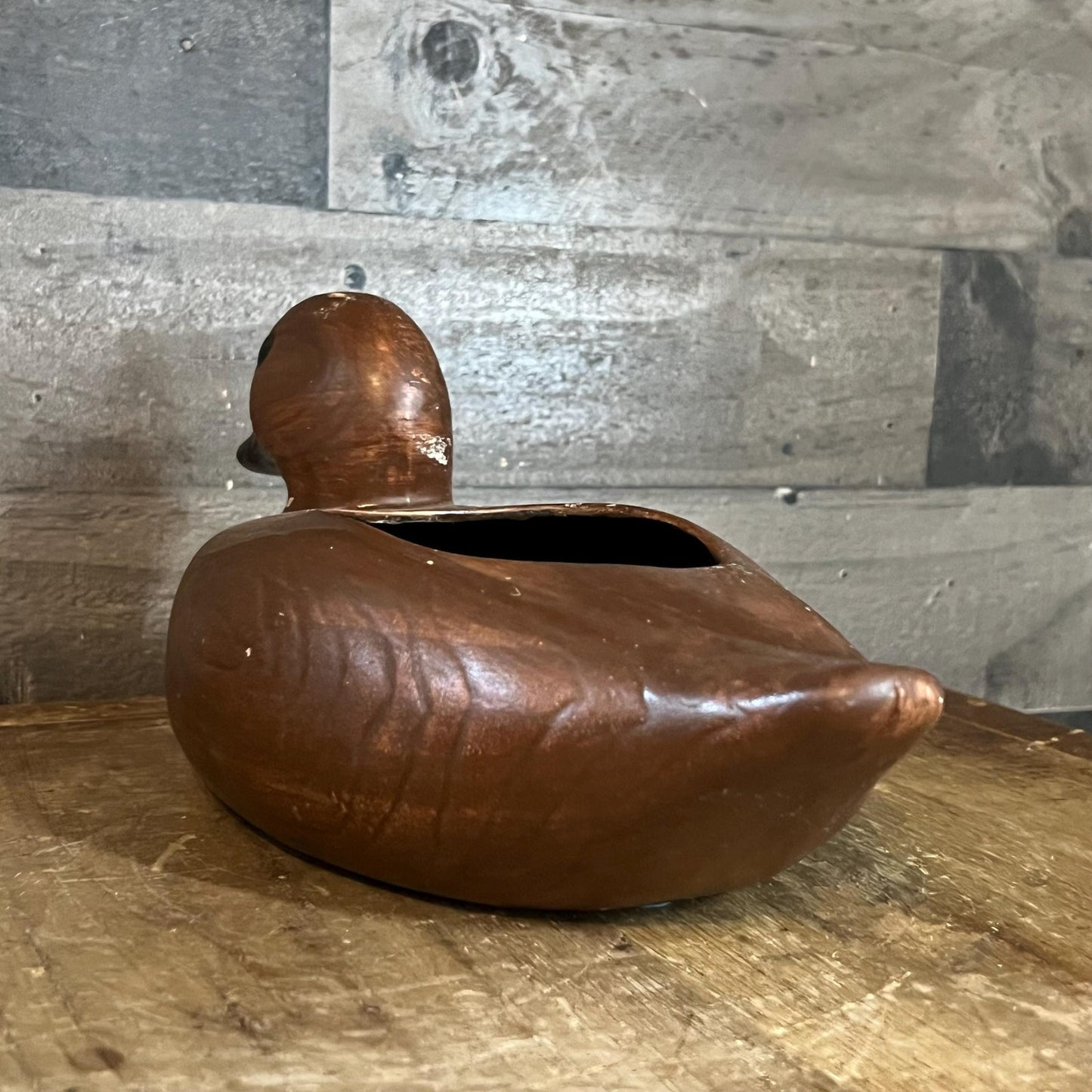 Vintage Duck Bowl - Duck Planter / Vase
