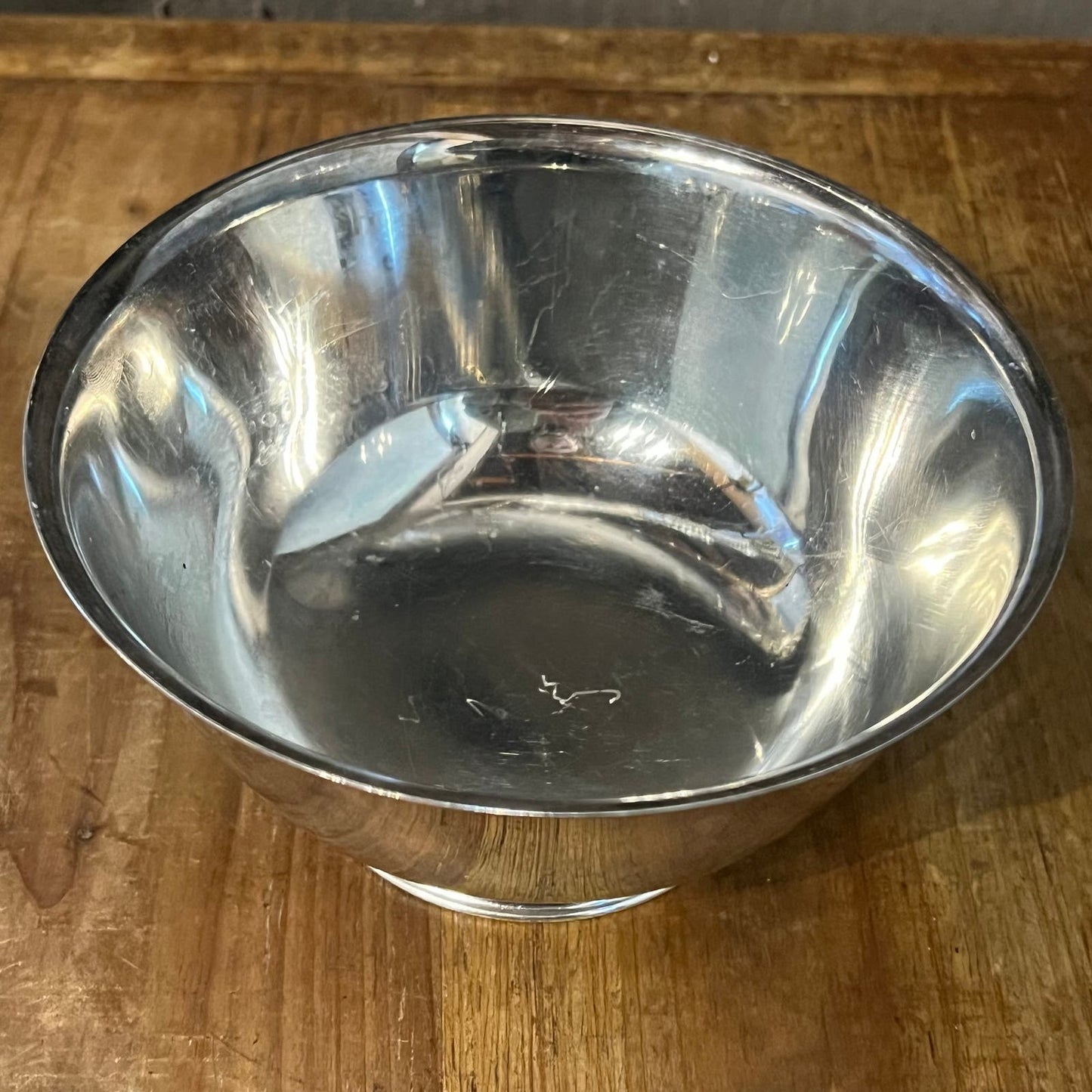 Vintage Oneida Paul Revere Reproduction Silverplated Footed Pedestal Bowl