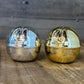 Vintage Hallmark Silver and Gold Jingle Bells Salt and Pepper Shakers
