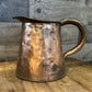 Primitive Antique Copper Handled Pitcher