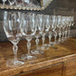 Vintage Lenox Crystal Madison Platinum Rim Iced Tea Glasses - Set of 10